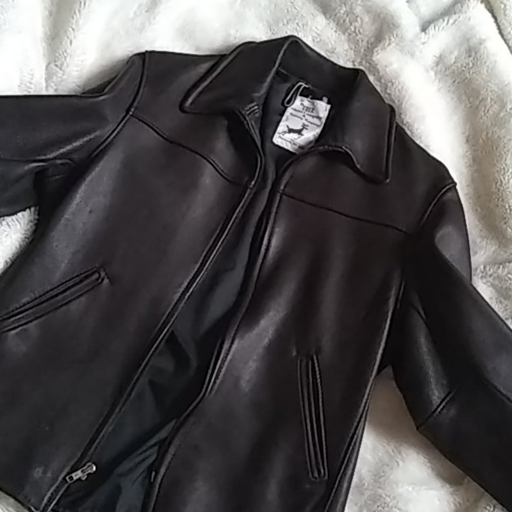 Genuine Buckskin Leather Jacket Boys
